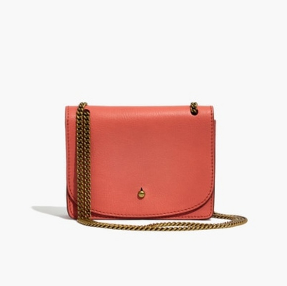 Madewell Handbags - Madewell Chain Crossbody Bag in Spiced Rose